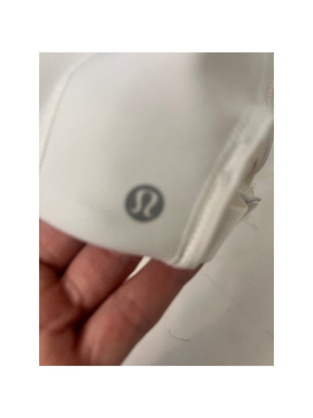 Lululemon White Baseball Cap Mens Womens Running Gym Hat Adjustable Buckle Sport - Picture 4 of 8
